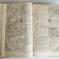 1603 BIBLE in FRENCH ILLUSTRATED FOLIO antique