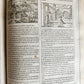 1603 BIBLE in FRENCH ILLUSTRATED FOLIO antique