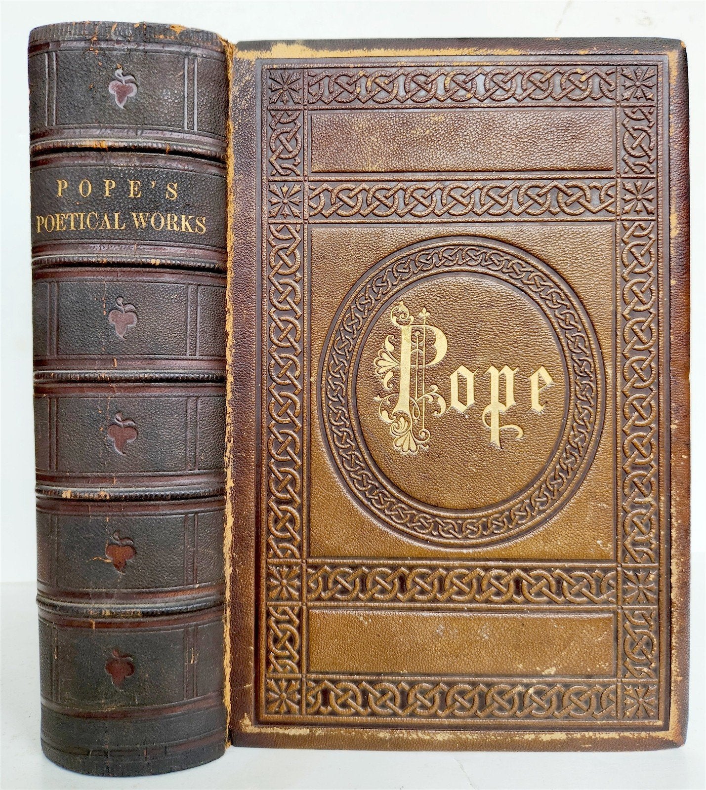 1848 COMPLETE POETICAL WORKS of ALEXANDER POPE antique in ENGLISH illustrated