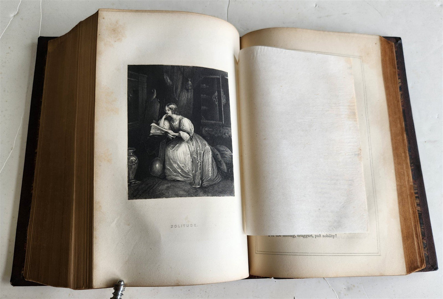 1848 COMPLETE POETICAL WORKS of ALEXANDER POPE antique in ENGLISH illustrated