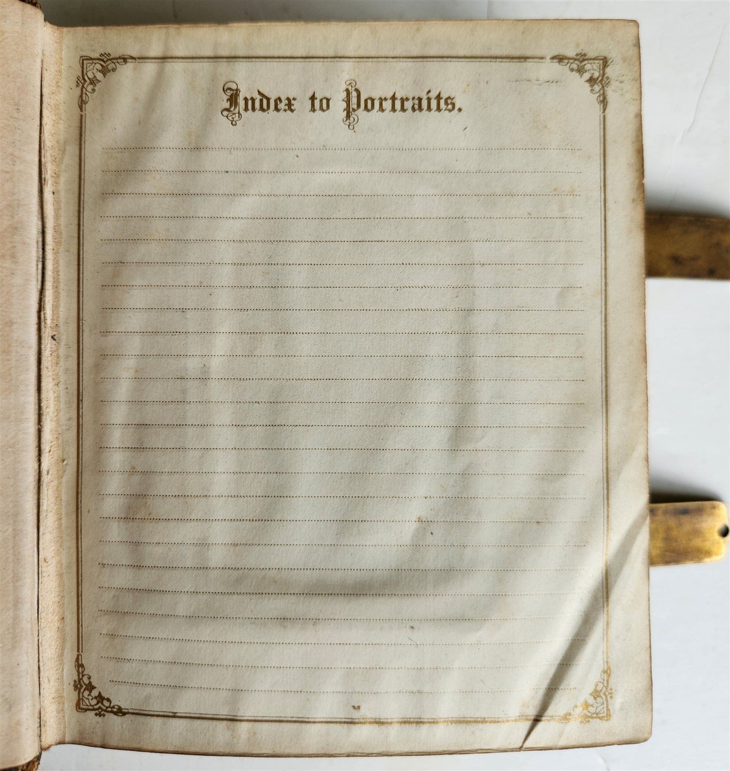 PHOTO ALBUM w/ CDV PHOTOS antique AMERICAN Civil War era