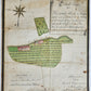 1783 MANUSCRIPT MAP GERMANY antique