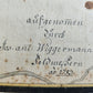 1783 MANUSCRIPT MAP GERMANY antique