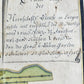 1783 MANUSCRIPT MAP GERMANY antique