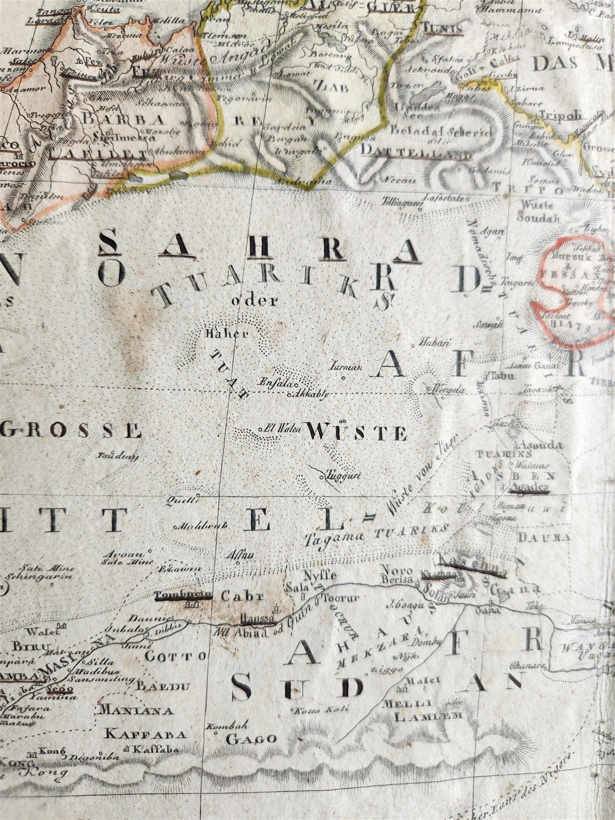 1804 MAP of AFRICA antique