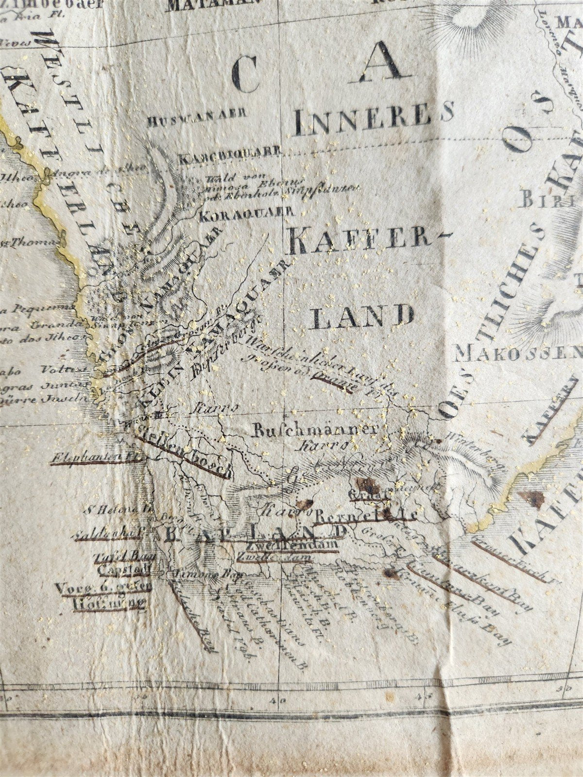 1804 MAP of AFRICA antique