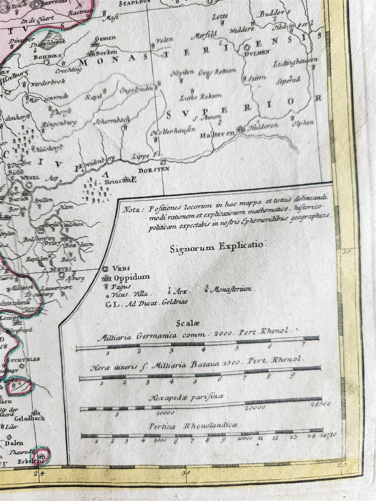 1748 MAP of NETHERLANDS antique SEPTEM PROVINIAE SEU BELGIUM FORDERATUM