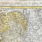 1748 MAP of NETHERLANDS Belgium and Luxembourg antique BELGII UNIVERSI