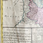 1748 MAP of NETHERLANDS Belgium and Luxembourg antique BELGII UNIVERSI
