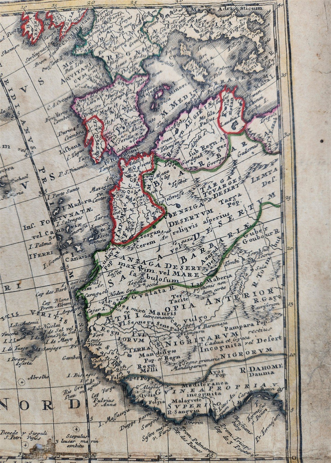 1746 MAP of AMERICA antique AMERICAE MAPPA GENERALIS Americana