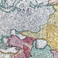 18th CENTURY MAP of ASIA antique ASIAE RECENTISSIMA DELINEATIO