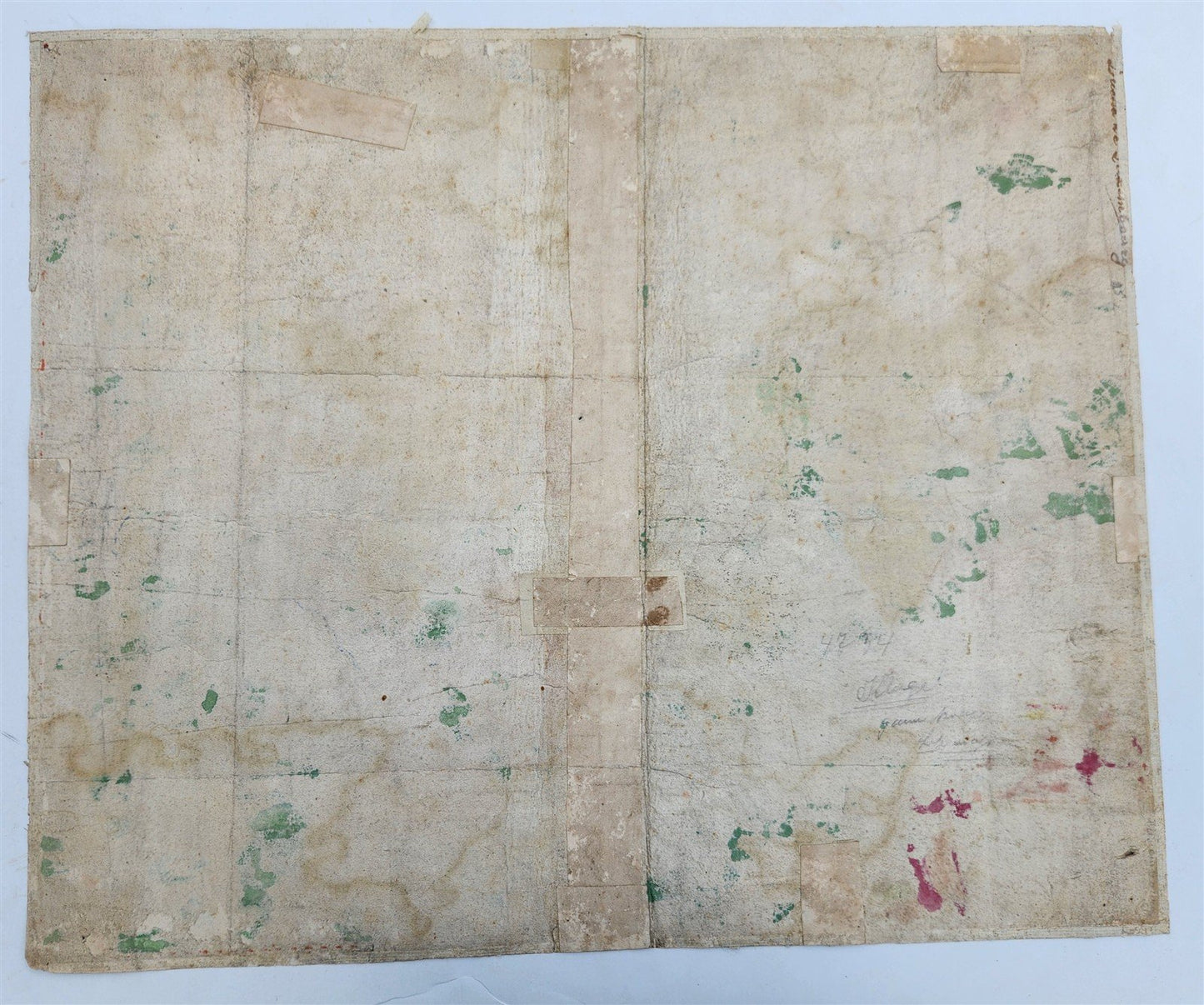 1730 MAP of Luxembourg antique DUCATUS LUXEMBURGI