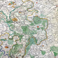 1730 MAP of Luxembourg antique DUCATUS LUXEMBURGI