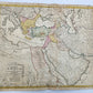 1720 OTTOMAN EMPIRE across Europe Asia & Africa TURKEY antique IMPERIUM TURCICUM