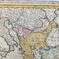1720 OTTOMAN EMPIRE across Europe Asia & Africa TURKEY antique IMPERIUM TURCICUM