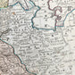 1720 OTTOMAN EMPIRE across Europe Asia & Africa TURKEY antique IMPERIUM TURCICUM