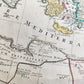 1720 OTTOMAN EMPIRE across Europe Asia & Africa TURKEY antique IMPERIUM TURCICUM