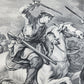 18th centruy FRENCH ENGRAVING Prince Louis Francois de Conti antique by J.Le Bas
