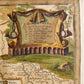 18th CENTURY MAP of SAXONY GERMANY antique NEUE SACHSISCHE POST-CHARTE