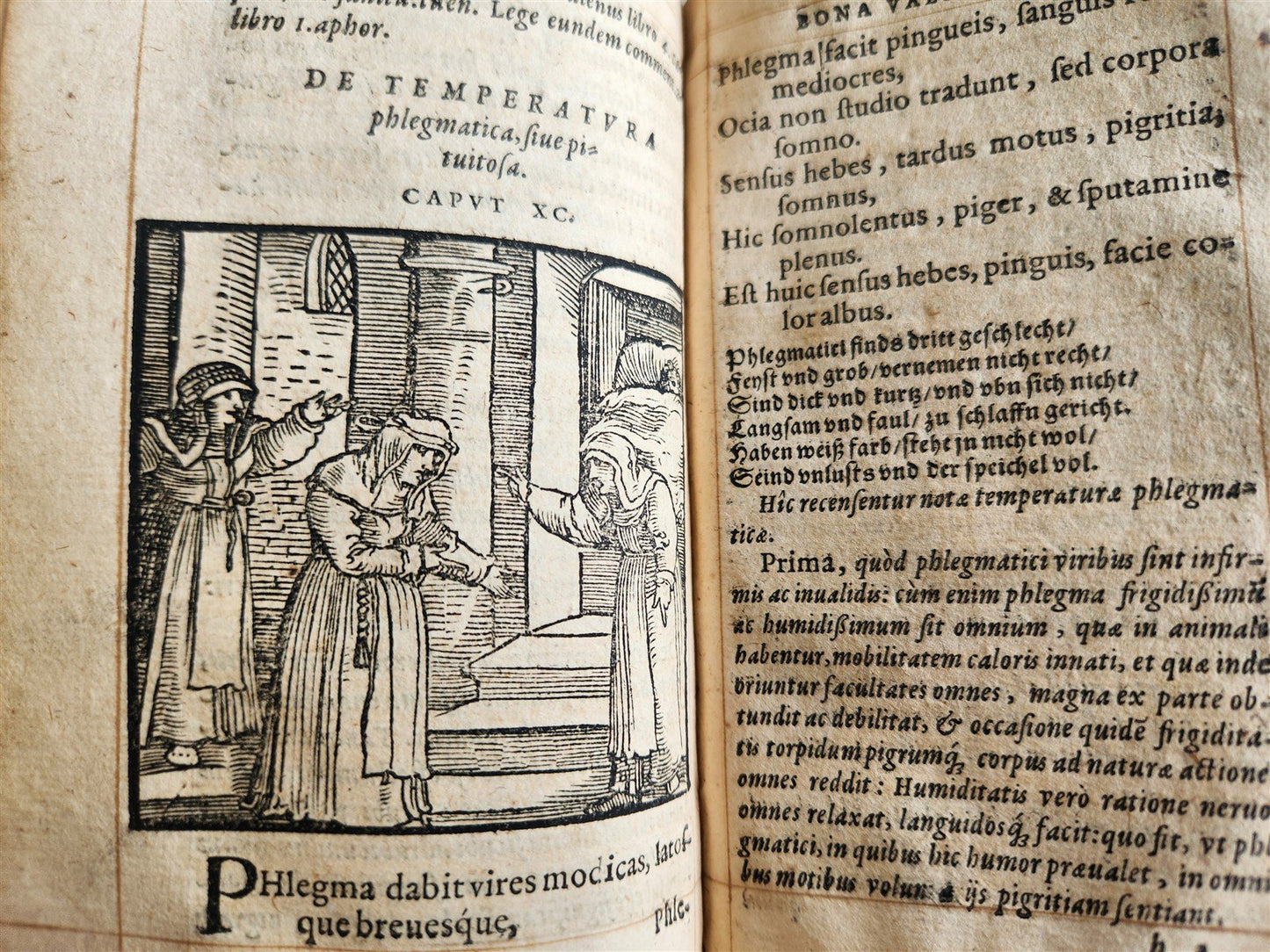 1568 RULES FOR PRESERVING GOOD HEALTH by ARNOLDUS VILANOVA ILLUSTRATED antique
