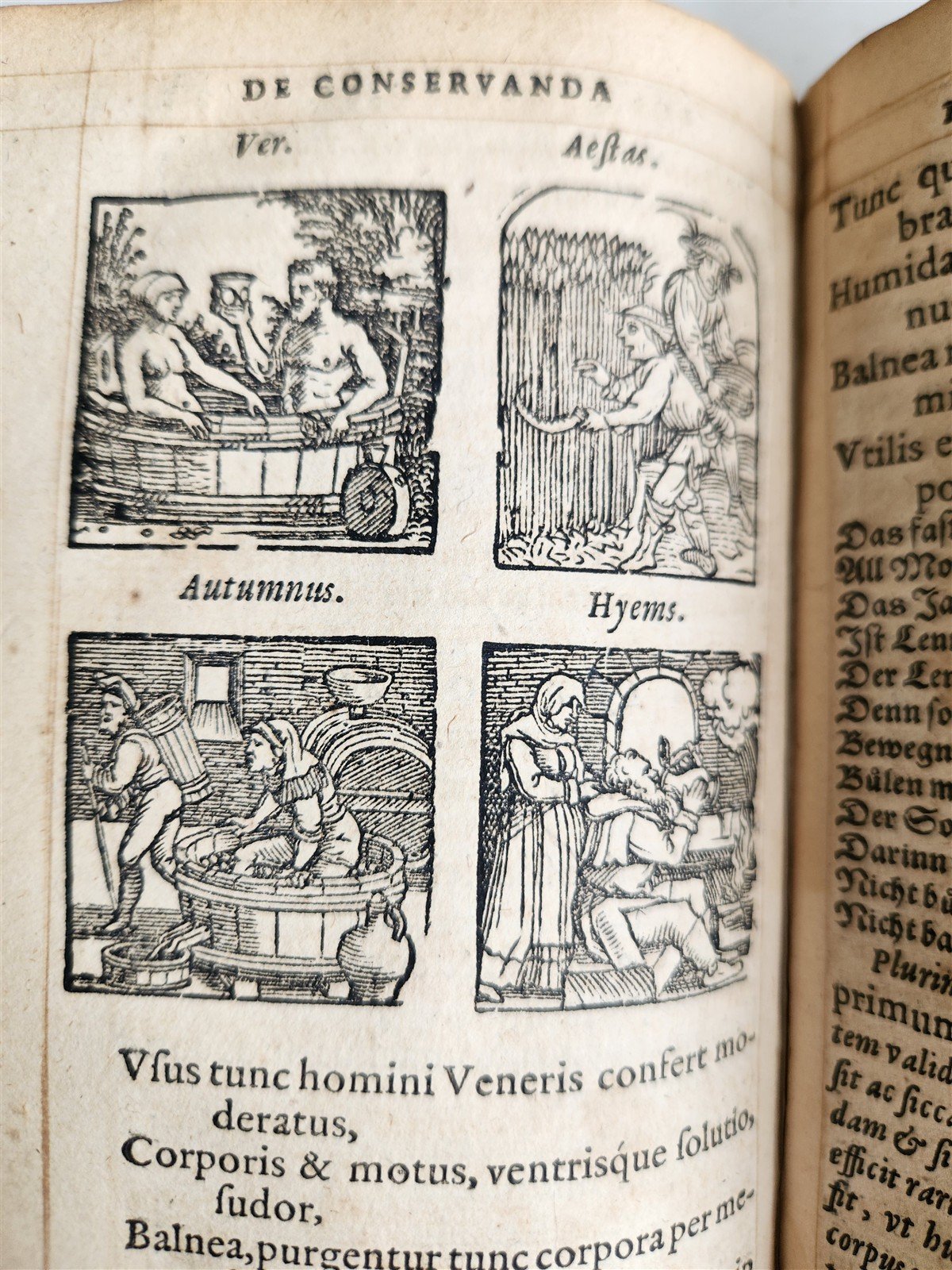 1568 RULES FOR PRESERVING GOOD HEALTH by ARNOLDUS VILANOVA ILLUSTRATED antique