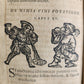 1568 RULES FOR PRESERVING GOOD HEALTH by ARNOLDUS VILANOVA ILLUSTRATED antique