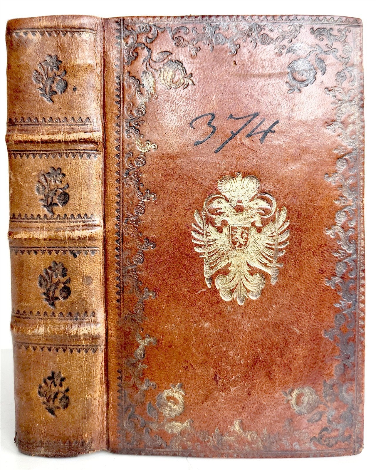 1727 AUSTRIAN IMPERIAL HOUSE PROVENANCE antique Rhetorum liber dramaticus