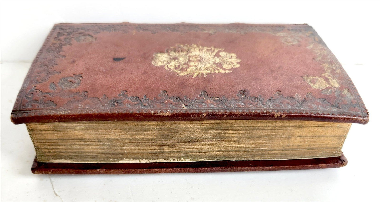 1727 AUSTRIAN IMPERIAL HOUSE PROVENANCE antique Rhetorum liber dramaticus