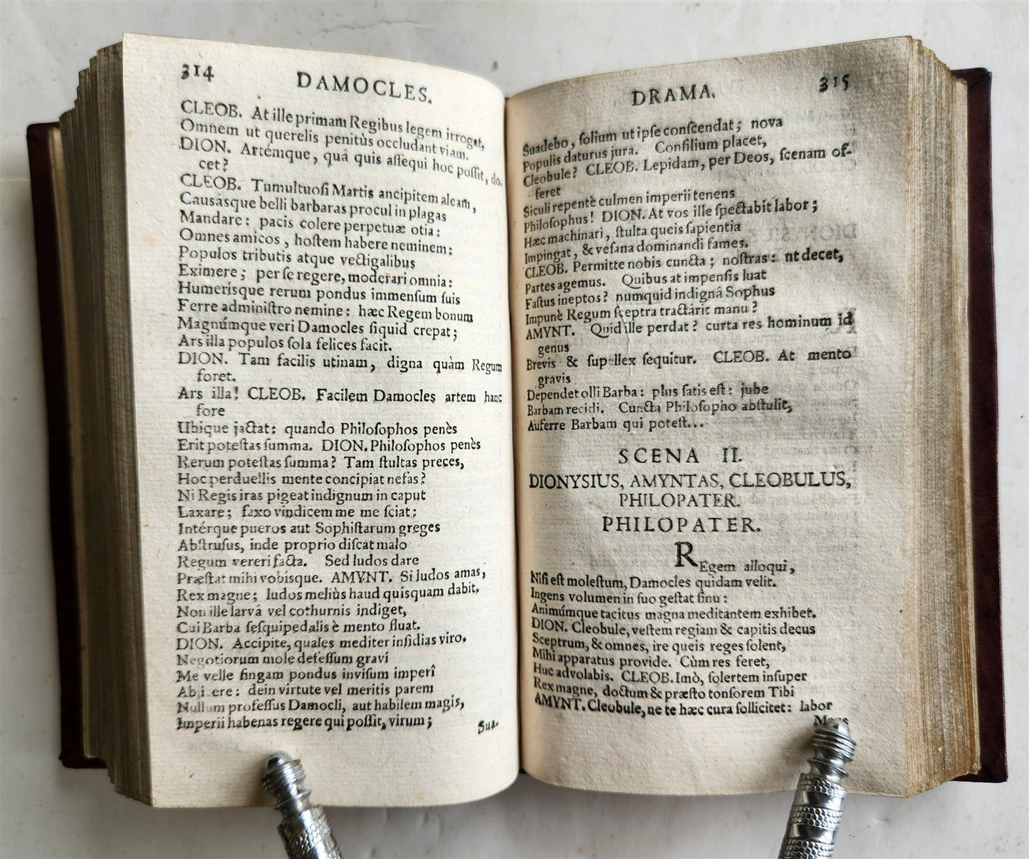 1727 AUSTRIAN IMPERIAL HOUSE PROVENANCE antique Rhetorum liber dramaticus