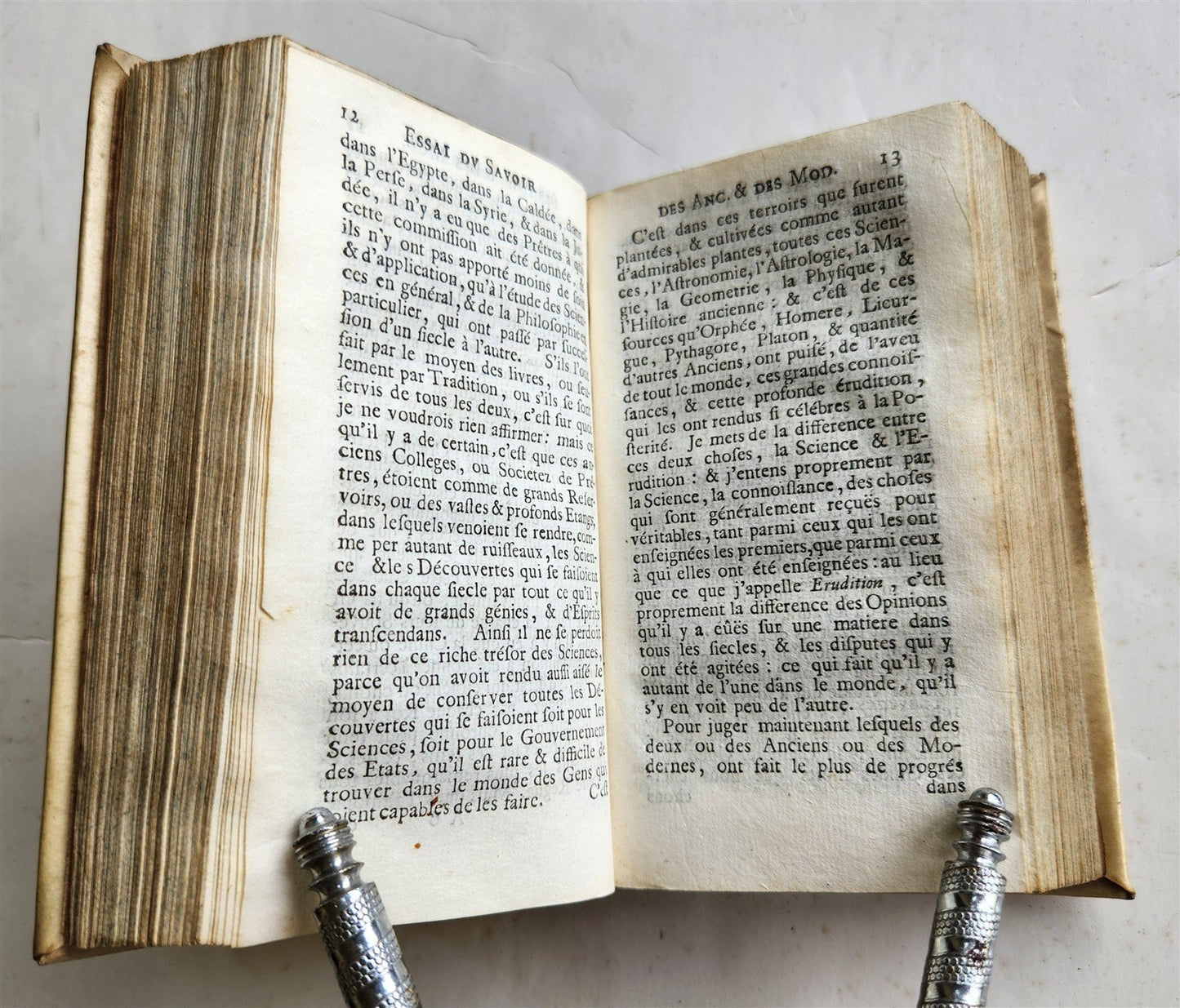 1693 WILLIAM TEMPLE POLITICAL ECONOMIC MORAL WORKS in FRENCH antique VELLUM