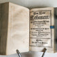 1704 BIBLE in GERMAN antiuque PIGSKIN over WOOD BINDING w/ CLASPS