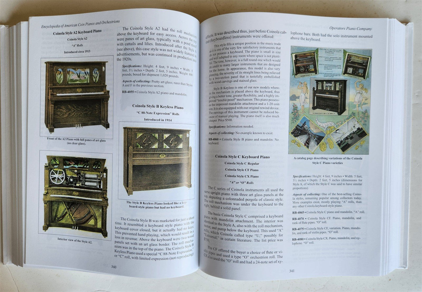 Reblitz-Bowers Encyclopedia of American Coin-operated Pianos & Orchestrions