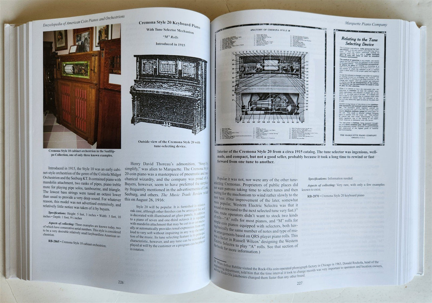 Reblitz-Bowers Encyclopedia of American Coin-operated Pianos & Orchestrions