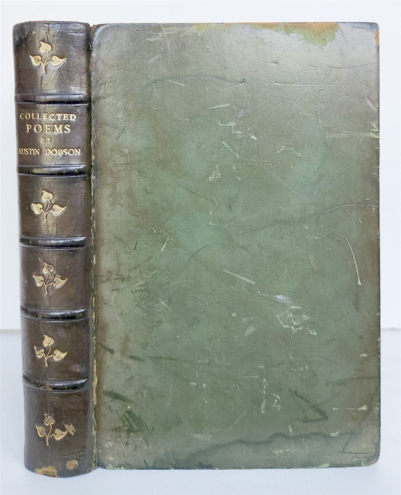 1902 SIGNED BINDING COLLECTED POEMS by Austin Dobson ANTIQUE
