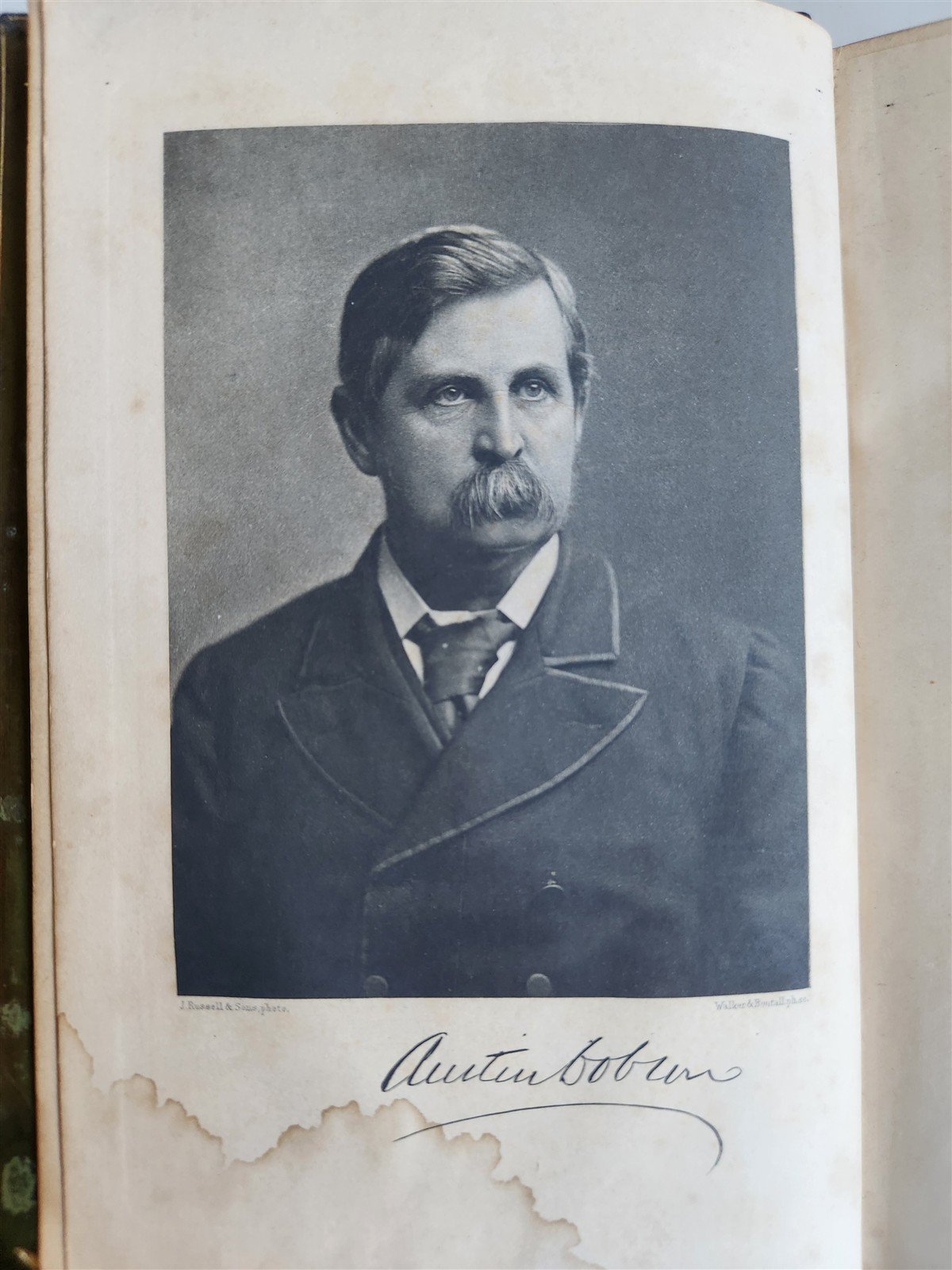 1902 SIGNED BINDING COLLECTED POEMS by Austin Dobson ANTIQUE