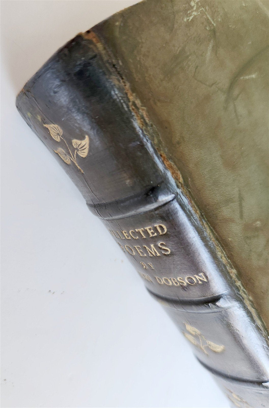 1902 SIGNED BINDING COLLECTED POEMS by Austin Dobson ANTIQUE