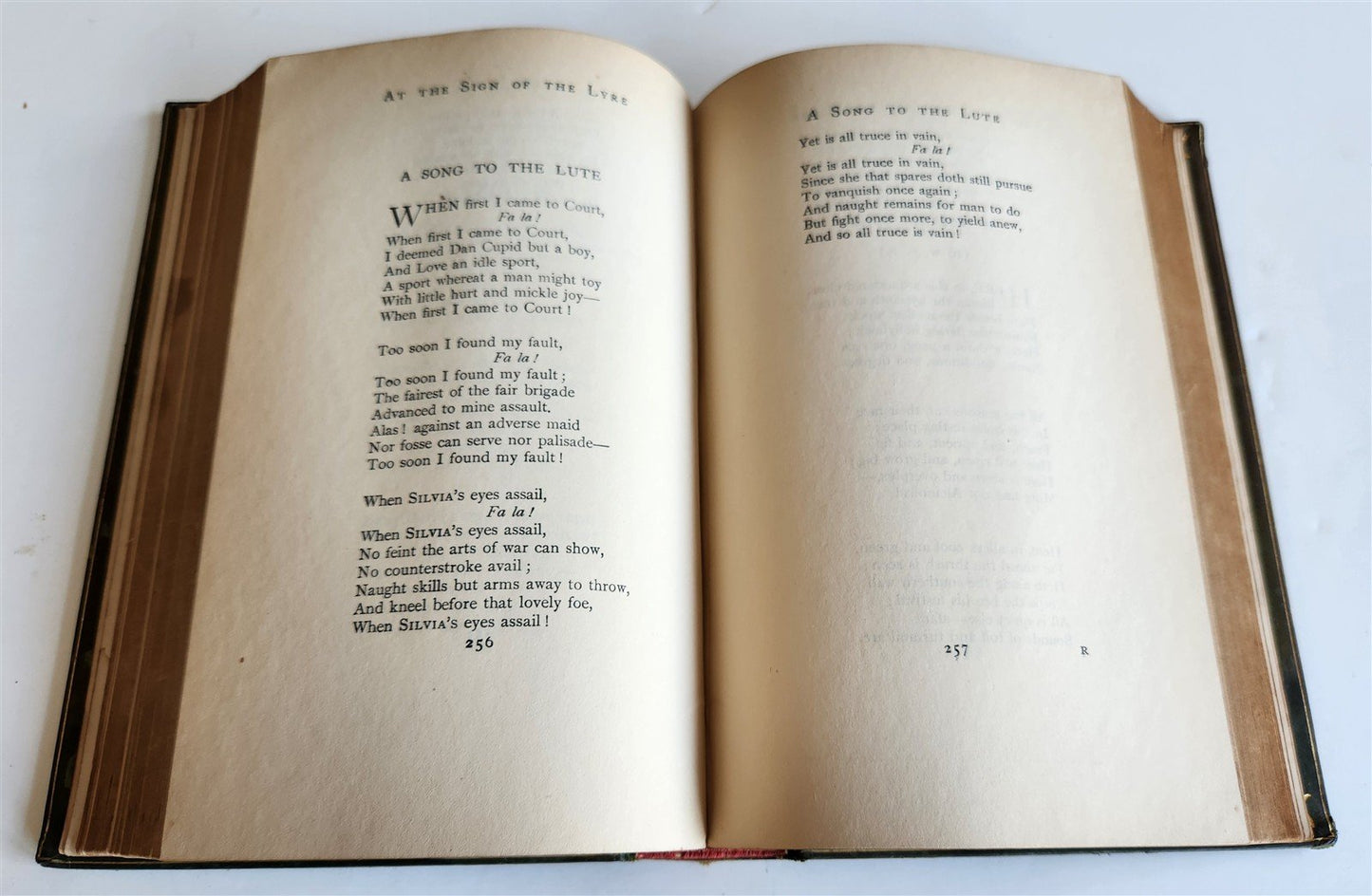 1902 SIGNED BINDING COLLECTED POEMS by Austin Dobson ANTIQUE