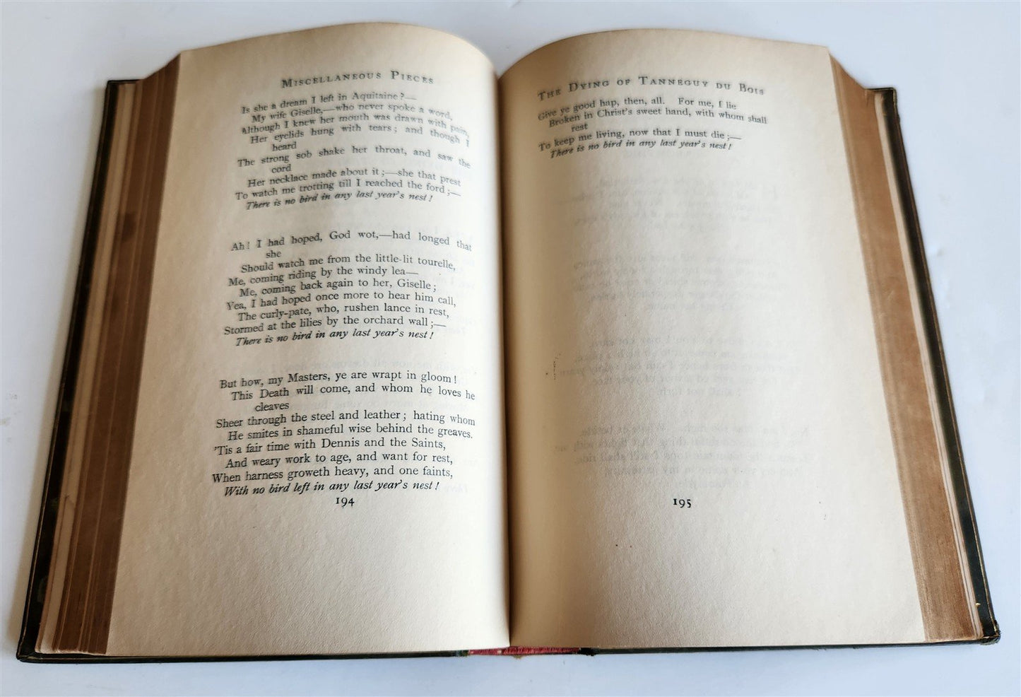 1902 SIGNED BINDING COLLECTED POEMS by Austin Dobson ANTIQUE