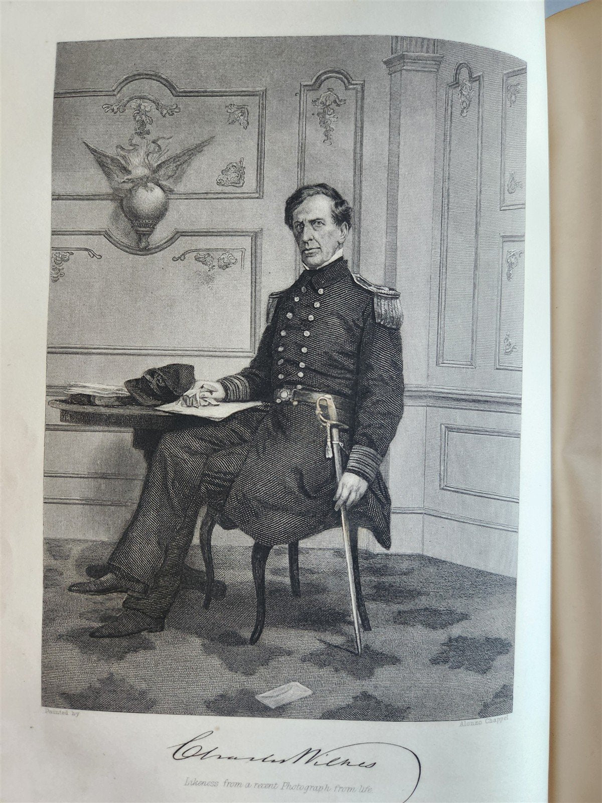 1861 NATIONAL HISTORY of WAR for UNION antique ILLUSTRATED 3 VOLUMES Americana