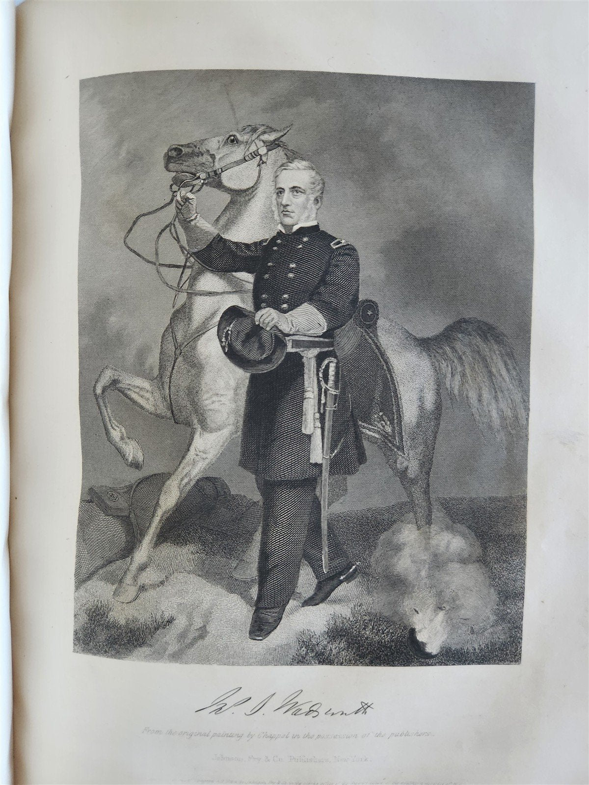 1861 NATIONAL HISTORY of WAR for UNION antique ILLUSTRATED 3 VOLUMES Americana
