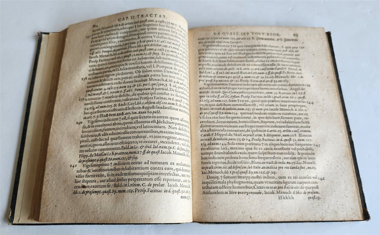1598 LAW BOOK Treatise on Interrogations or the Tortures of the Accused ANTIQUE