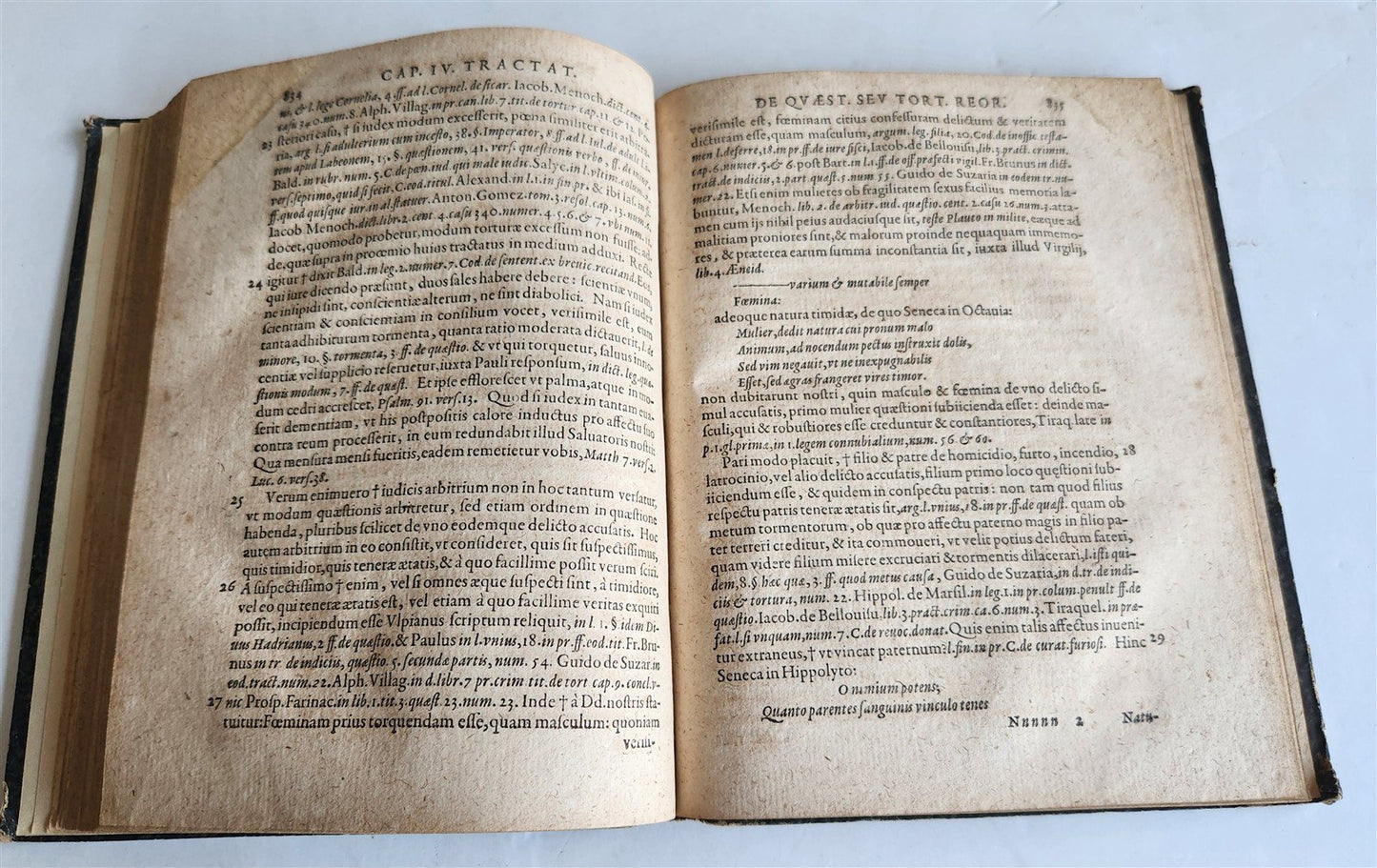 1598 LAW BOOK Treatise on Interrogations or the Tortures of the Accused ANTIQUE