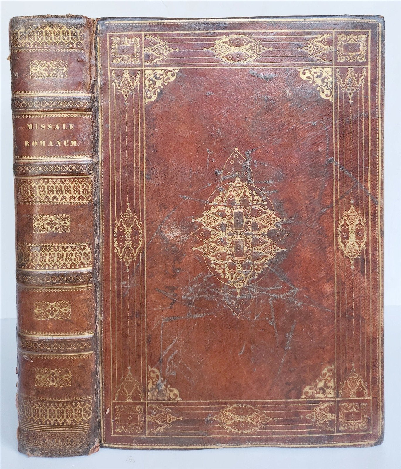 1817 MISSALE ROMANUM PLANTIN PRESS ILLUSTRATED FOLIO ANTIQUE
