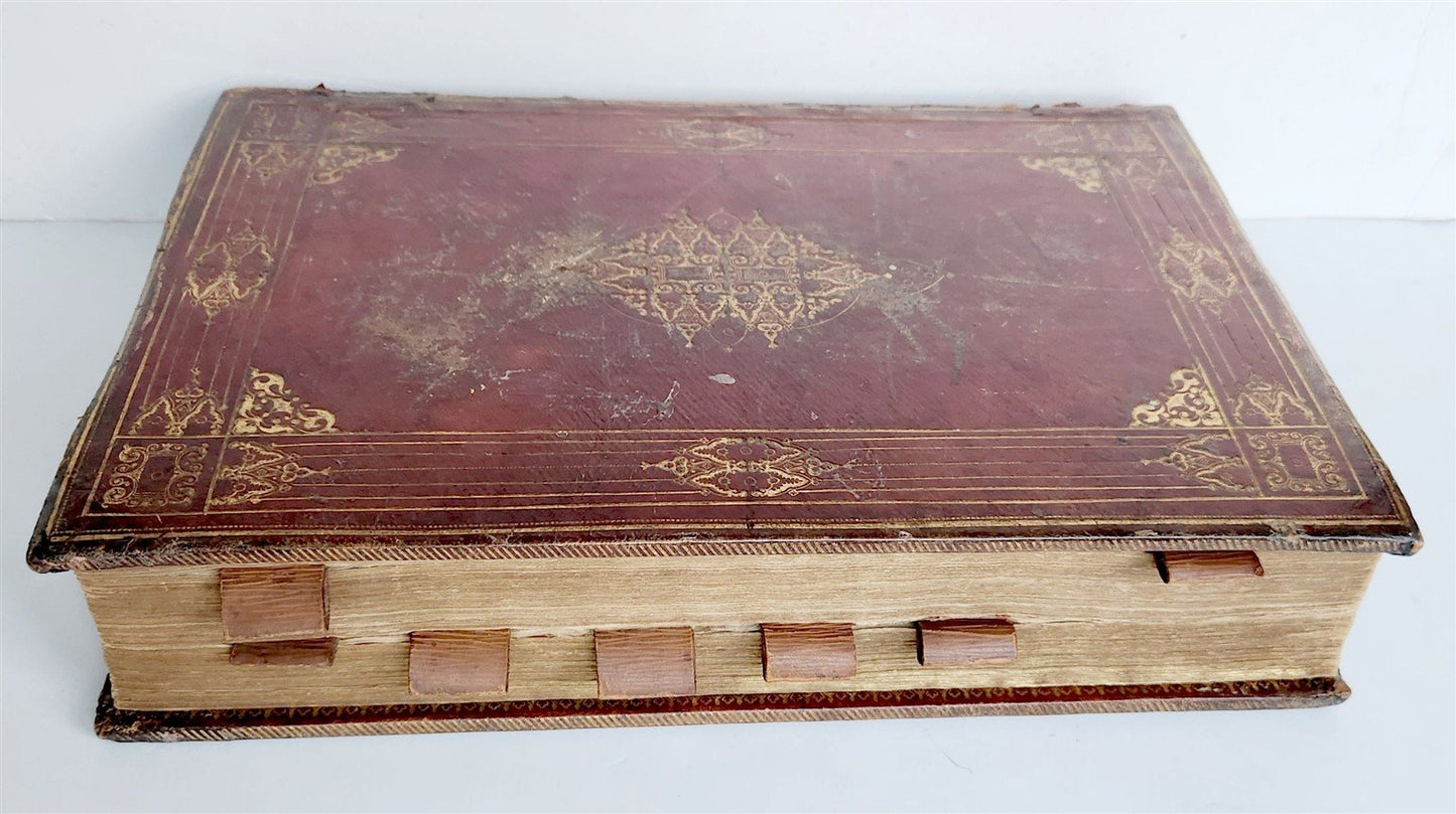 1817 MISSALE ROMANUM PLANTIN PRESS ILLUSTRATED FOLIO ANTIQUE