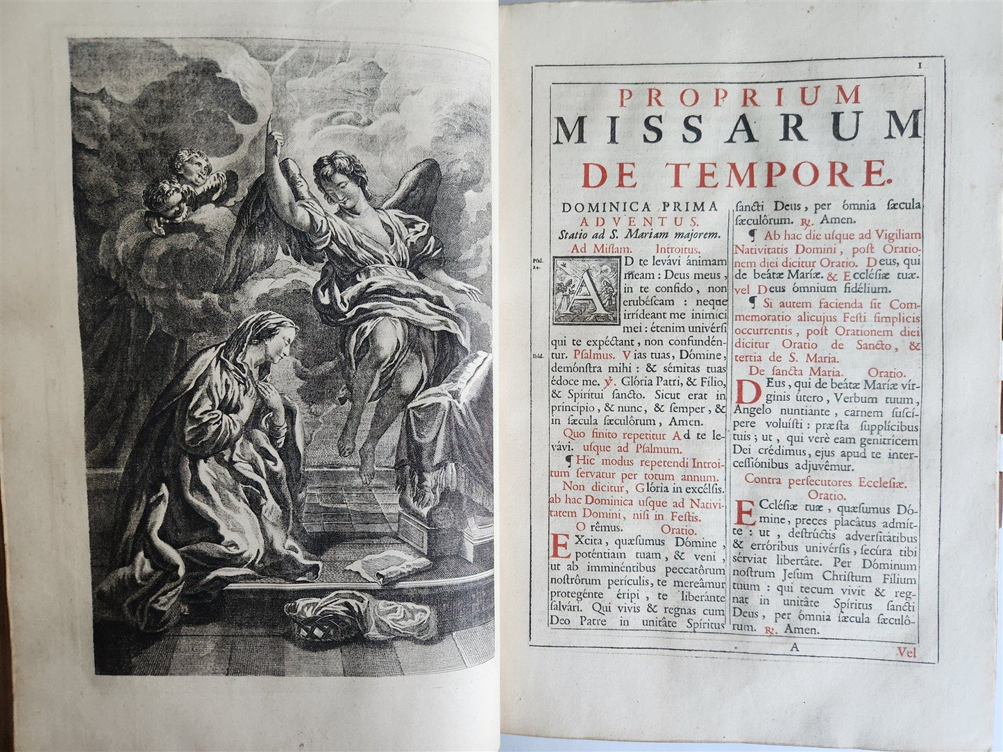 1817 MISSALE ROMANUM PLANTIN PRESS ILLUSTRATED FOLIO ANTIQUE