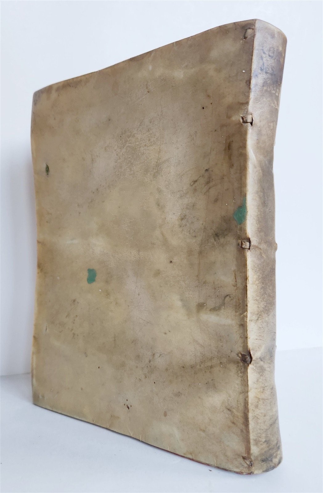 1591 SERMONS in GERMAN antique VELLUM BOUND