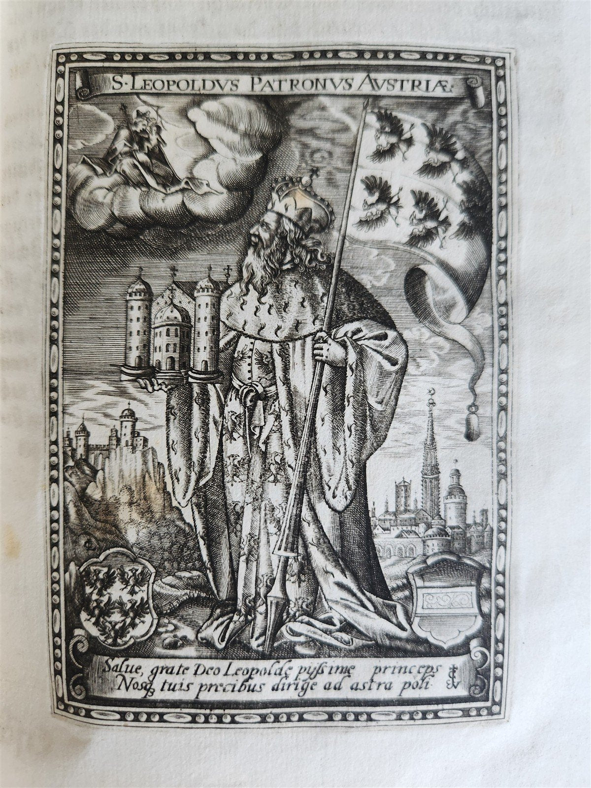 1591 SERMONS in GERMAN antique VELLUM BOUND