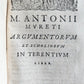 1598 COMEDIES of TERENCE ILLUSTRATED by AMMAN antique VELLUM MANUSCRIPT BINDING