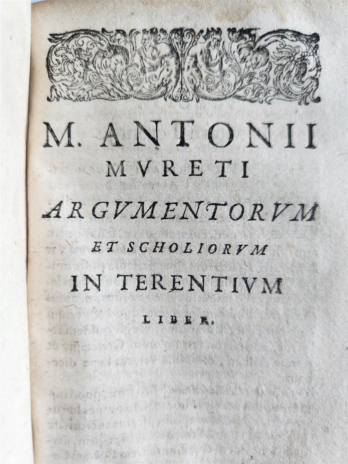 1598 COMEDIES of TERENCE ILLUSTRATED by AMMAN antique VELLUM MANUSCRIPT BINDING
