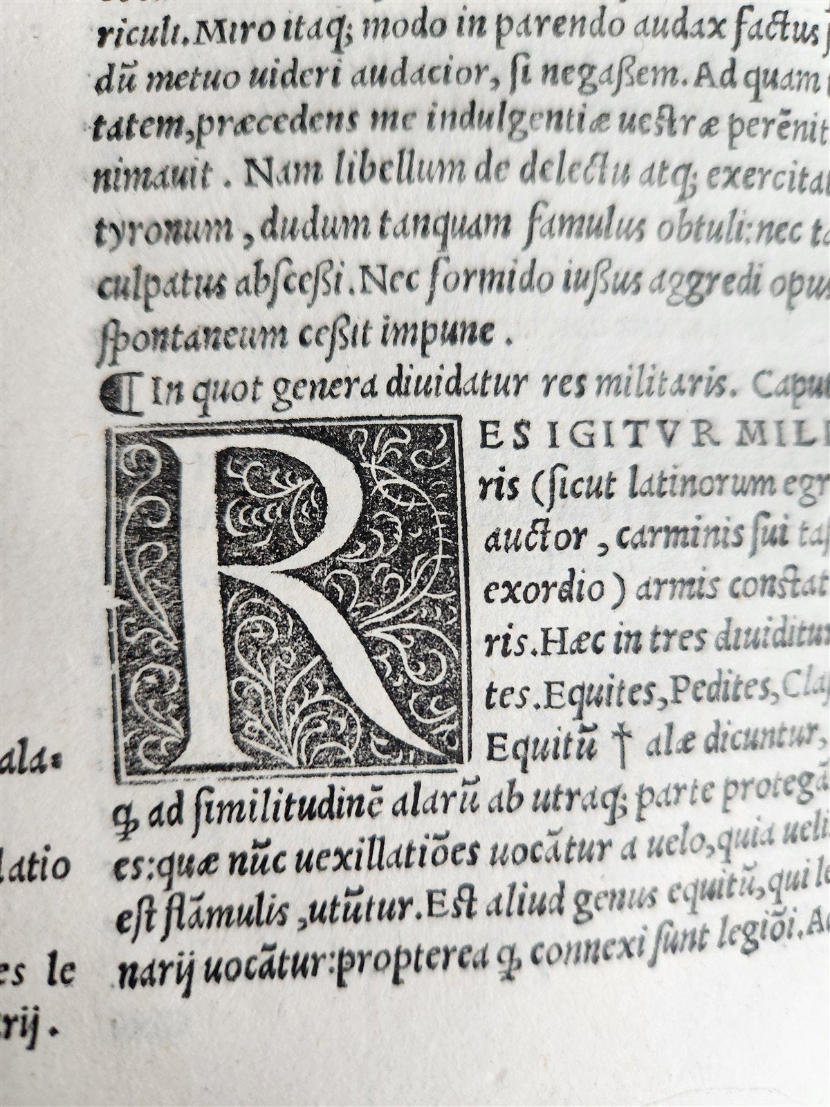 1524 POST-INCUNABULA De re militari by VEGETIUS antique RARE